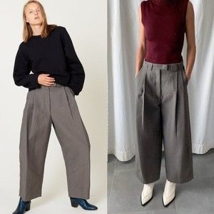 Rachel Comey Cropped Divide Pants in Ash Size 6